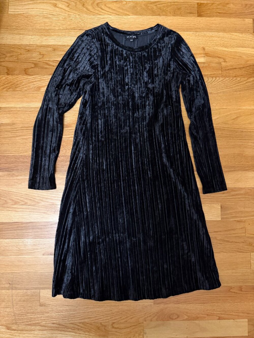 Wukogals Velvet Knee-Length Dress